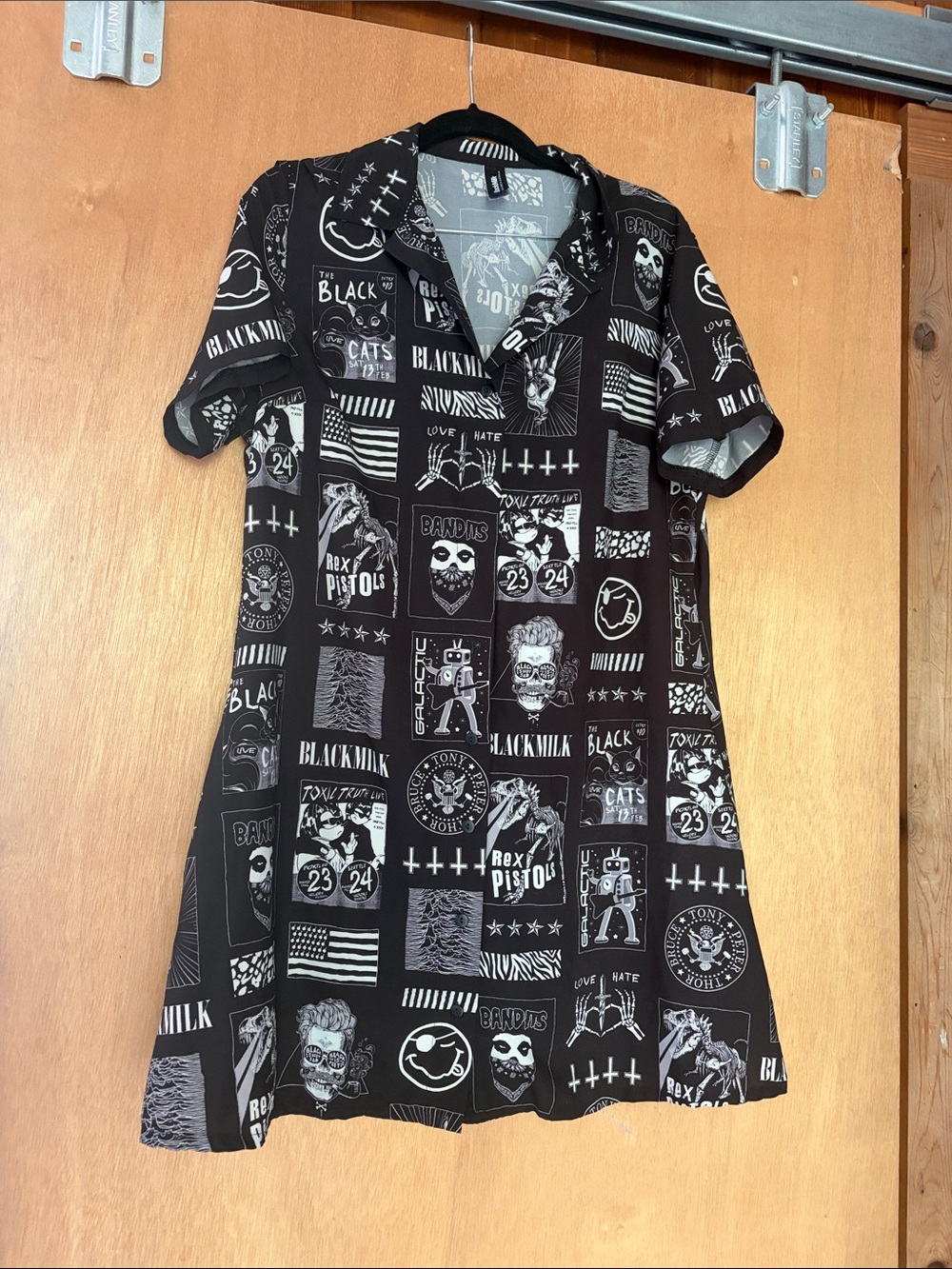 Blackmilk punked out shirt dress